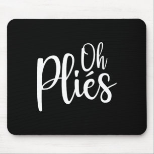 Oh Plies Funny Byllet Dance Instructor Small  Mouse Pad