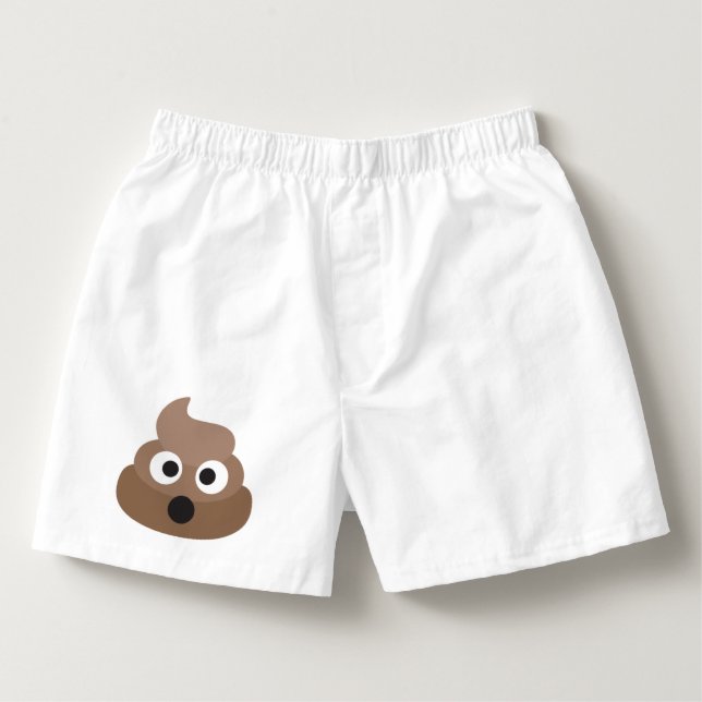 Oh Poo Emoji Boxers (Front)