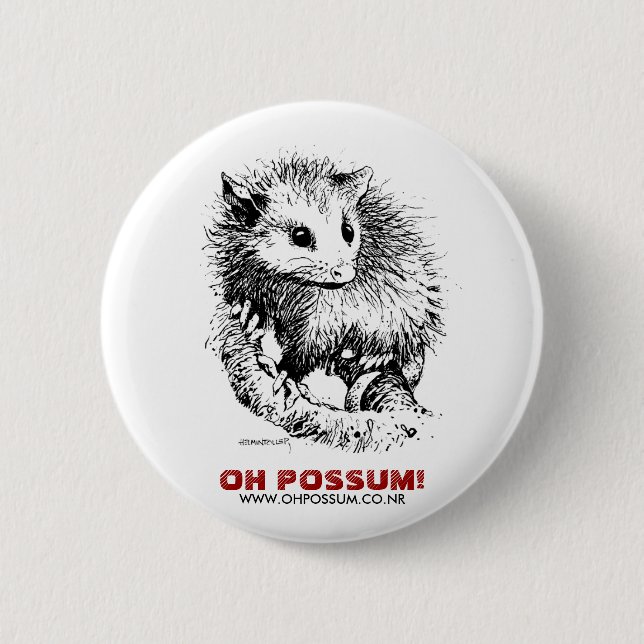 Oh Possum! Rescue Button (Front)
