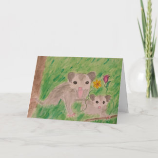 oh possums card