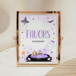 Oh Sheet Boo-y Halloween Baby Shower Favours Poster