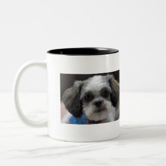 OH SHIH TZU It's Coffee Time Two-Tone Coffee Mug