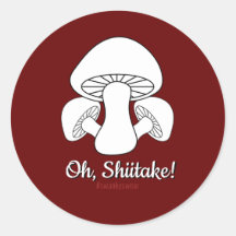 Oh Shiitake (dark red)