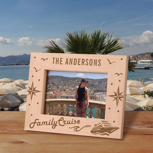 Oh Ship It's A Family Trip Cruise Ship Trip Etched Frames (Creator Uploaded)