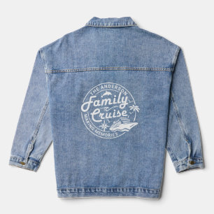 Oh Ship It's A Family Trip matching Family Cruise Denim Jacket