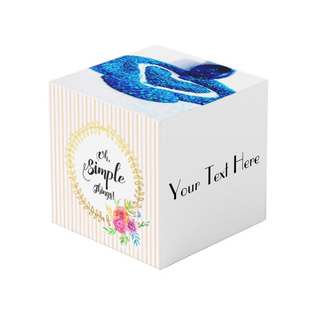 Oh, Simple Things! Cube (Front Angled)