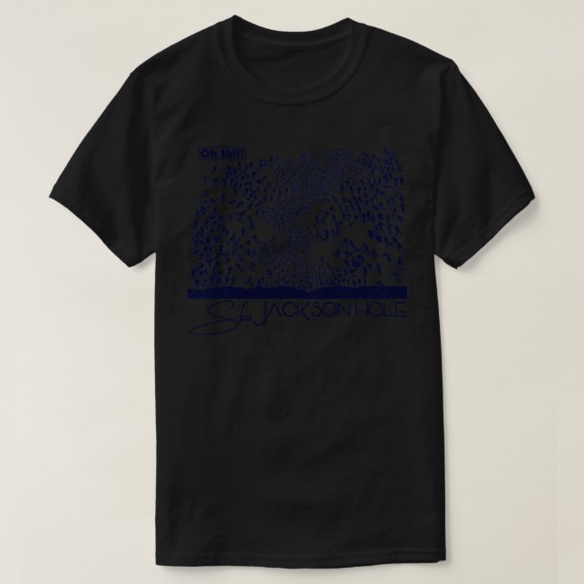 Oh Ski Jackson Hole T-Shirt (Design Front)