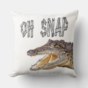 OH SNAP - Angry Gator Cushion