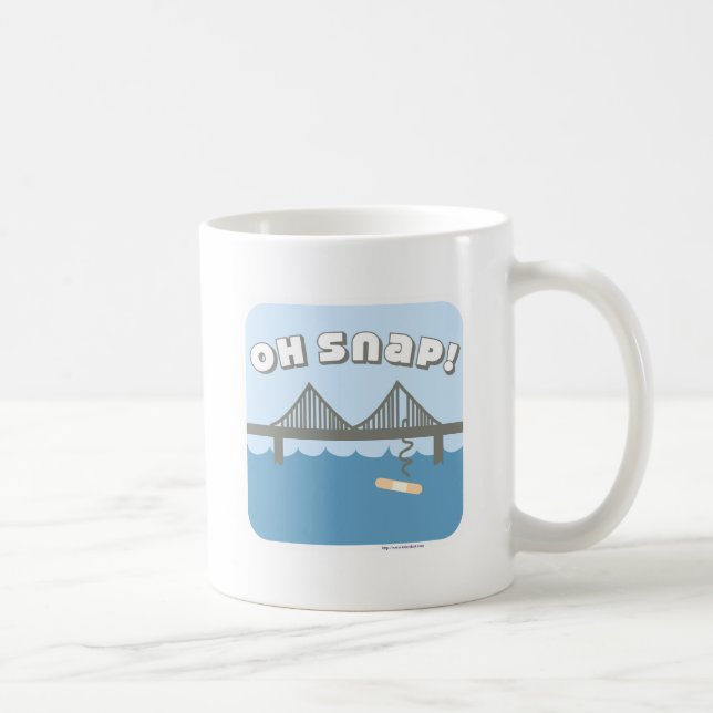 Oh Snap Bay Bridge! Coffee Mug (Right)