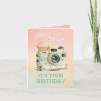 Oh Snap | Camera Birthday