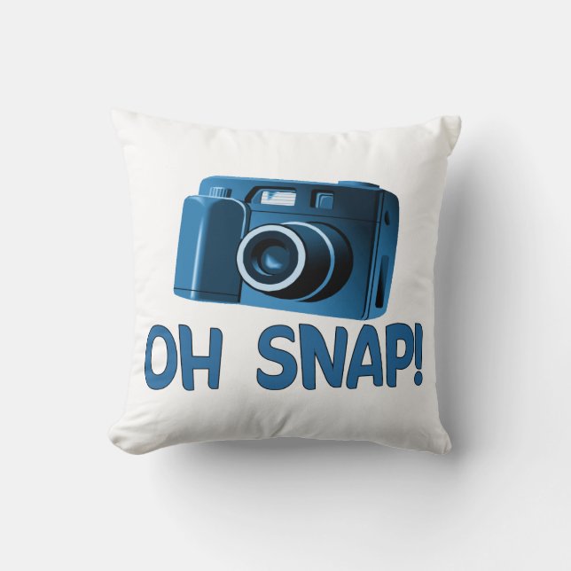 Oh Snap Camera Cushion (Front)