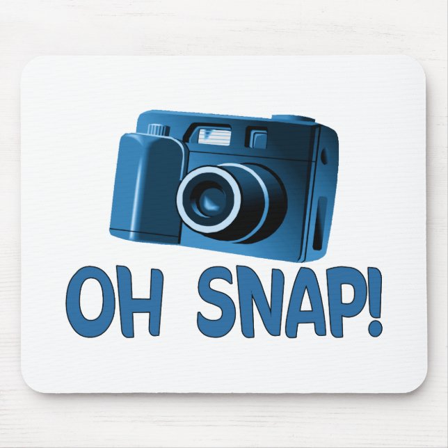 Oh Snap Camera Mouse Pad (Front)