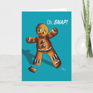 Oh, Snap! Card (teal)