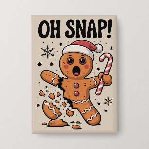 Oh Snap! Christmas Gingerbread Cookie Santa Hat 