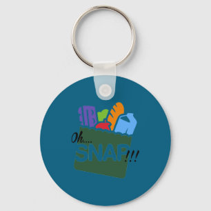 Oh Snap Ebt Benefits Food Stamps Hood Funny Key Ring