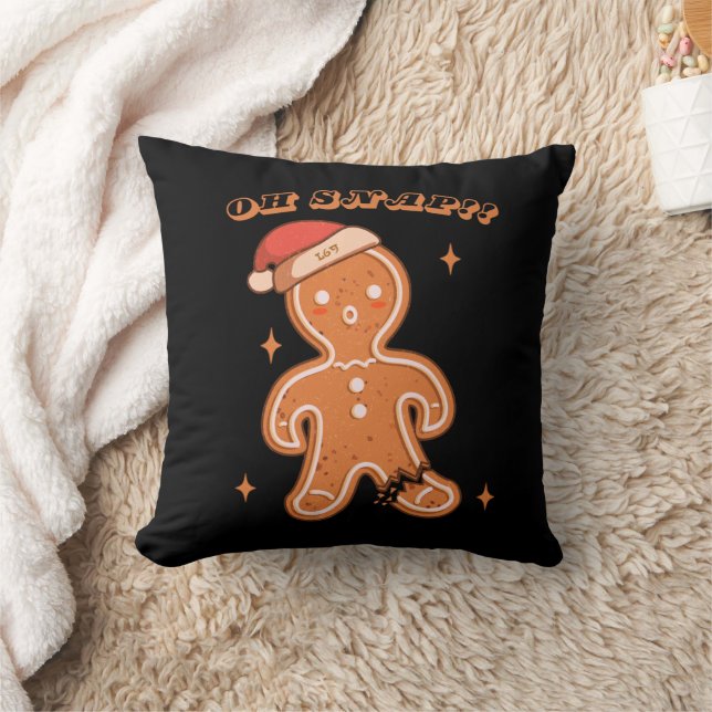 OH SNAP! funny christmas          Cushion (Blanket)