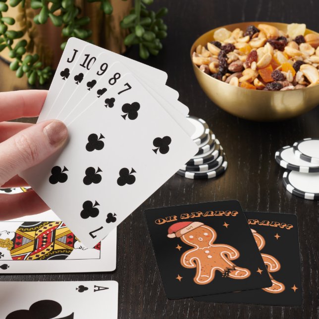OH SNAP! funny christmas          Playing Cards (In Situ)