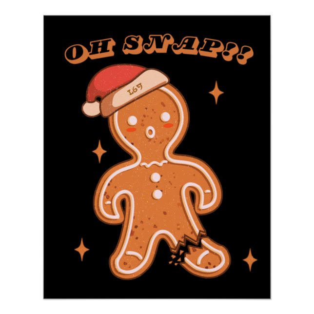 OH SNAP! funny christmas          Poster (Front)