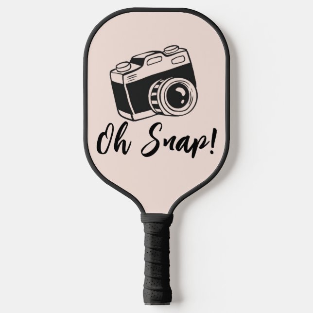 Oh Snap! - Funny & Cute Pickleball Paddle (Front)