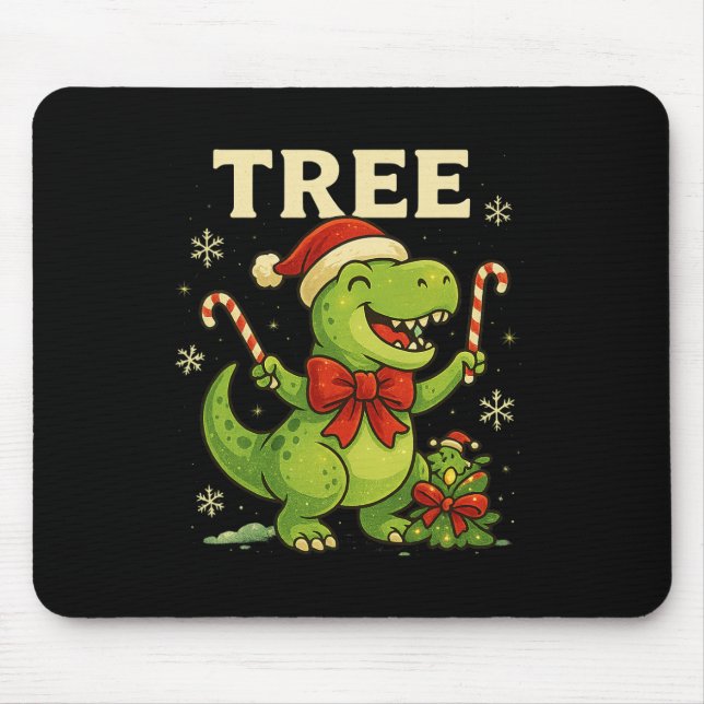 Oh Snap Funny Gingerbread Christmas Kids Design  Mouse Pad (Front)
