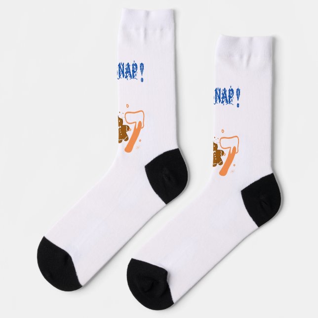 Oh Snap Gingerbread 67 Socks (Left)