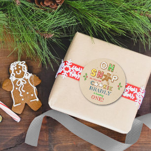 Oh Snap! Gingerbread Cookie Any Age Birthday Classic Round Sticker