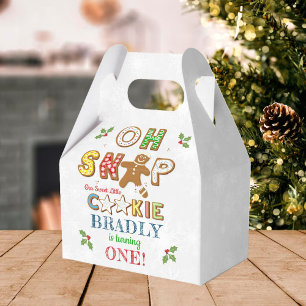 Oh Snap! Gingerbread Cookie Any Age Birthday Favour Box