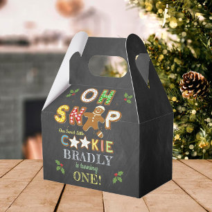 Oh Snap! Gingerbread Cookie Any Age Birthday Favour Box