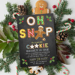 Oh Snap! Gingerbread Cookie Any Age Birthday Invitation<br><div class="desc">Celebrate in style with these trendy "Oh Snap" gingerbread cookie birthday invitations. This design is easy to personalise with your special event wording and your guests will be thrilled when they receive these fabulous invites.</div>