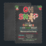 Oh Snap Gingerbread Cookie Baby Shower Invitation<br><div class="desc">Oh Snap Gingerbread Cookie Baby Shower Invitation</div>