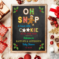 Oh Snap! Gingerbread Cookie Baby Shower Welcome