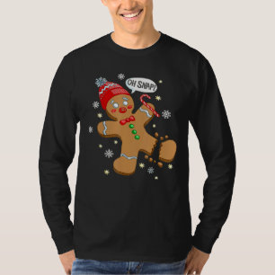 Oh Snap Gingerbread Cookie Man Costume Baking Team T-Shirt