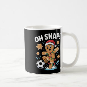 Oh Snap Gingerbread Man Christmas Soccer Pyjamas A Coffee Mug