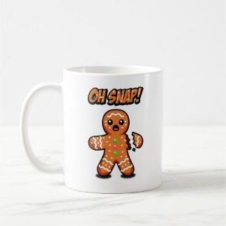 Oh Snap! Gingerbread Man Coffee Mug