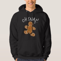 Oh Snap! Gingerbread Man Cookie Funny Broken Leg B