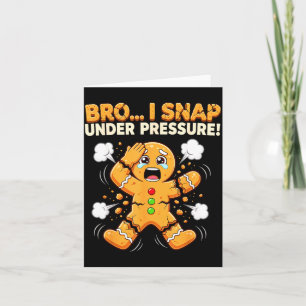 Oh Snap Gingerbread Man Cookies I Snap Under Press Card