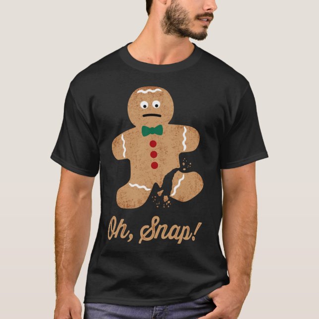 Oh, Snap! Gingerbread Man  Essential T-Shirt (Front)