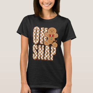 Oh Snap Gingerbread Man Funny Christmas Xmas Men W T-Shirt