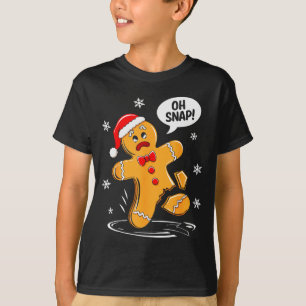 Oh Snap Gingerbread Man Shirt Adult Kids Men Women