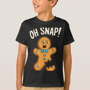 Oh Snap Gingerbread Man Shirt Adult Kids Men Women