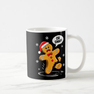 Oh Snap Gingerbread Man Shirt Adult Kids Men Women Coffee Mug