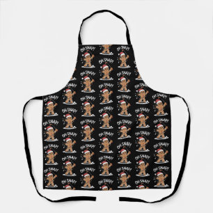 Oh Snap Gingerbreadman Golfer Golf Christmas Xmas Apron