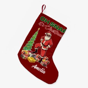 OH SNAP it’s Christmas Small Christmas Stocking