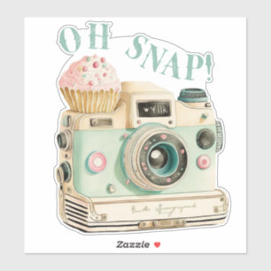 Oh Snap Pastel Vintage Camera