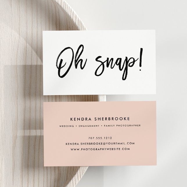 Oh Snap | Photographer Business Card (Creator Uploaded)