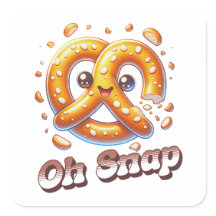 Oh Snap Pretzel Cute 