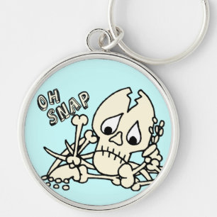Oh Snap Skeleton Key Ring