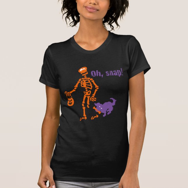 Oh, Snap Skeleton T-Shirt (Front)