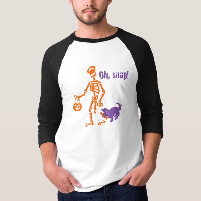 Oh, Snap Skeleton T-Shirt (Front)