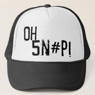 Oh snap trucker hat